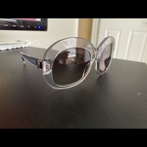 Giorgio Armani AR8085 - 552413 Sunglasses Transparent GREY *NEW* 54mm